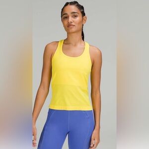Lululemon Swiftly tech Racerback Tank gold